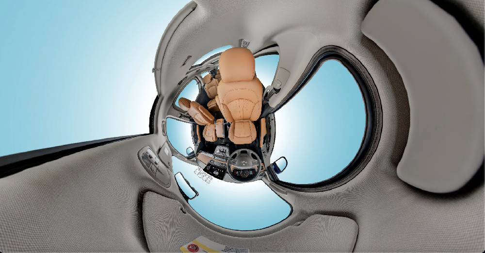 【汽車(chē)VR】超高清車(chē)內(nèi)VR全景拍攝