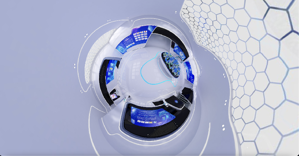 【虛擬展廳】時(shí)空ai全真互聯(lián)（同行制作）